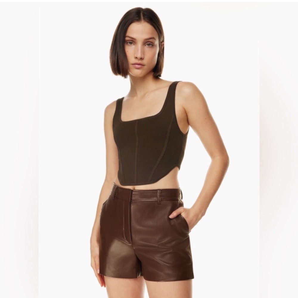 Aritzia Sculpt knit bustier tank